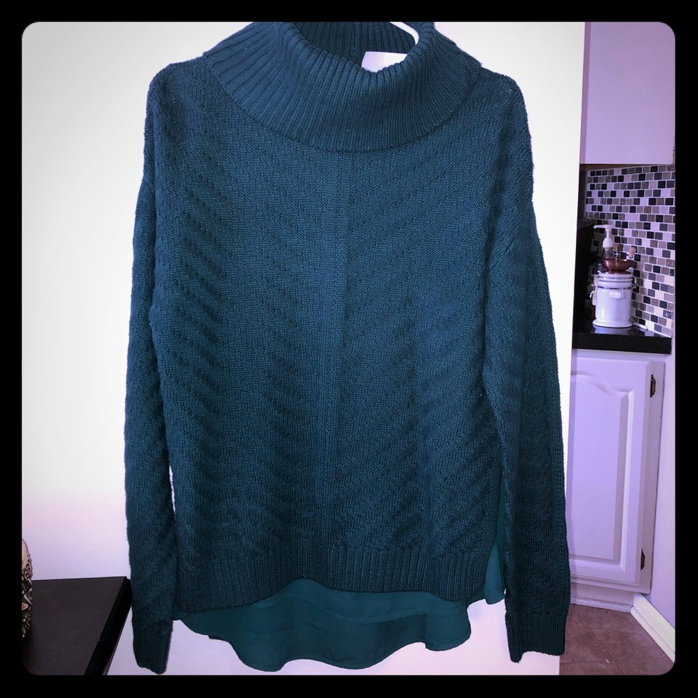 New The Limited long green sweater